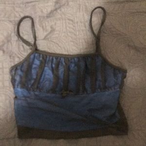 Black and blue top only worn once